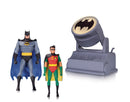 BATMAN ANIMATED SER BATMAN and ROBIN W BATSIGNAL 2 PK