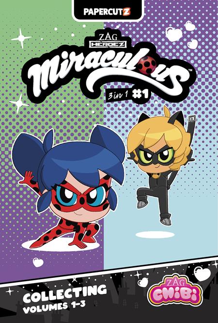 MIRACULOUS LADYBUG CHIBI 3 IN 1 TP VOL 01