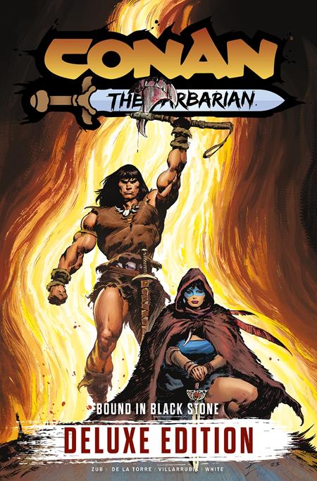 CONAN THE BARBARIAN BOUND IN BLACK STONE DELUXE EDITION HC VOL 01 REGULAR EDITION