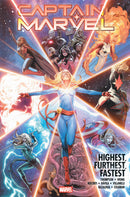 CAPTAIN MARVEL HIGHEST FURTHEST FASTEST OMNIBUS HC CARNERO CVR