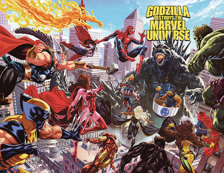 GODZILLA VS MARVEL UNIVERSE TP