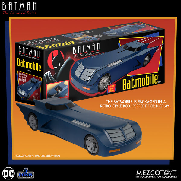 DC BATMAN THE ANIMATED SERIES 5 POINTS BATMOBILE AF