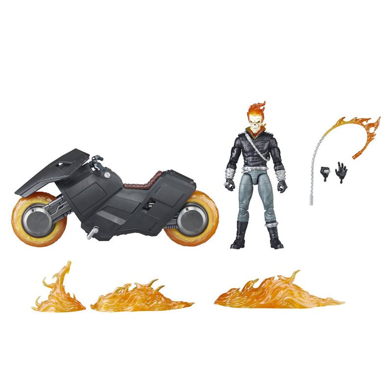 MARVEL 85TH ANN LEGENDS GHOST RIDER W/ CYCLE 6IN AF