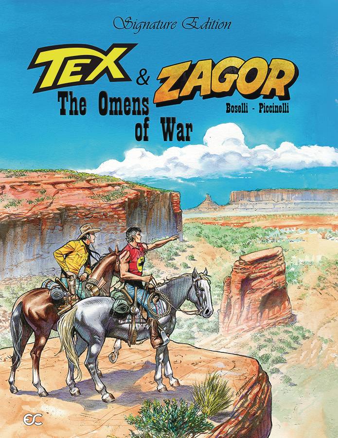 TEX & ZAGOR OMENS OF WAR HC SIGNATURE ED (C: 0-1-1)