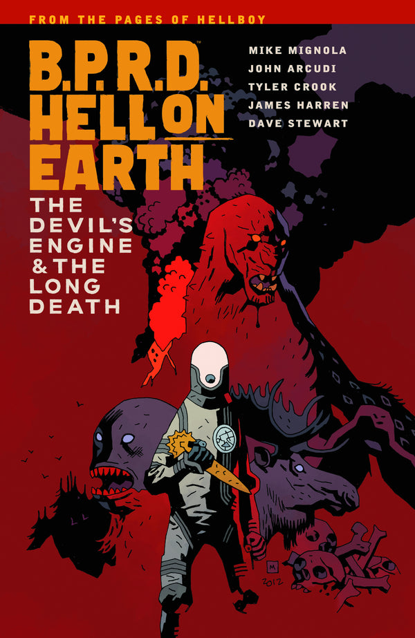 BPRD HELL ON EARTH TP VOL 04 DEVIL ENGINE and LONG DEATH AUG1