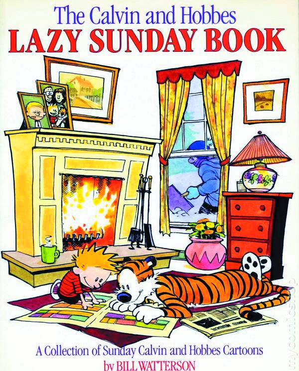 CALVIN & HOBBES LAZY SUNDAY BOOK NEW PTG