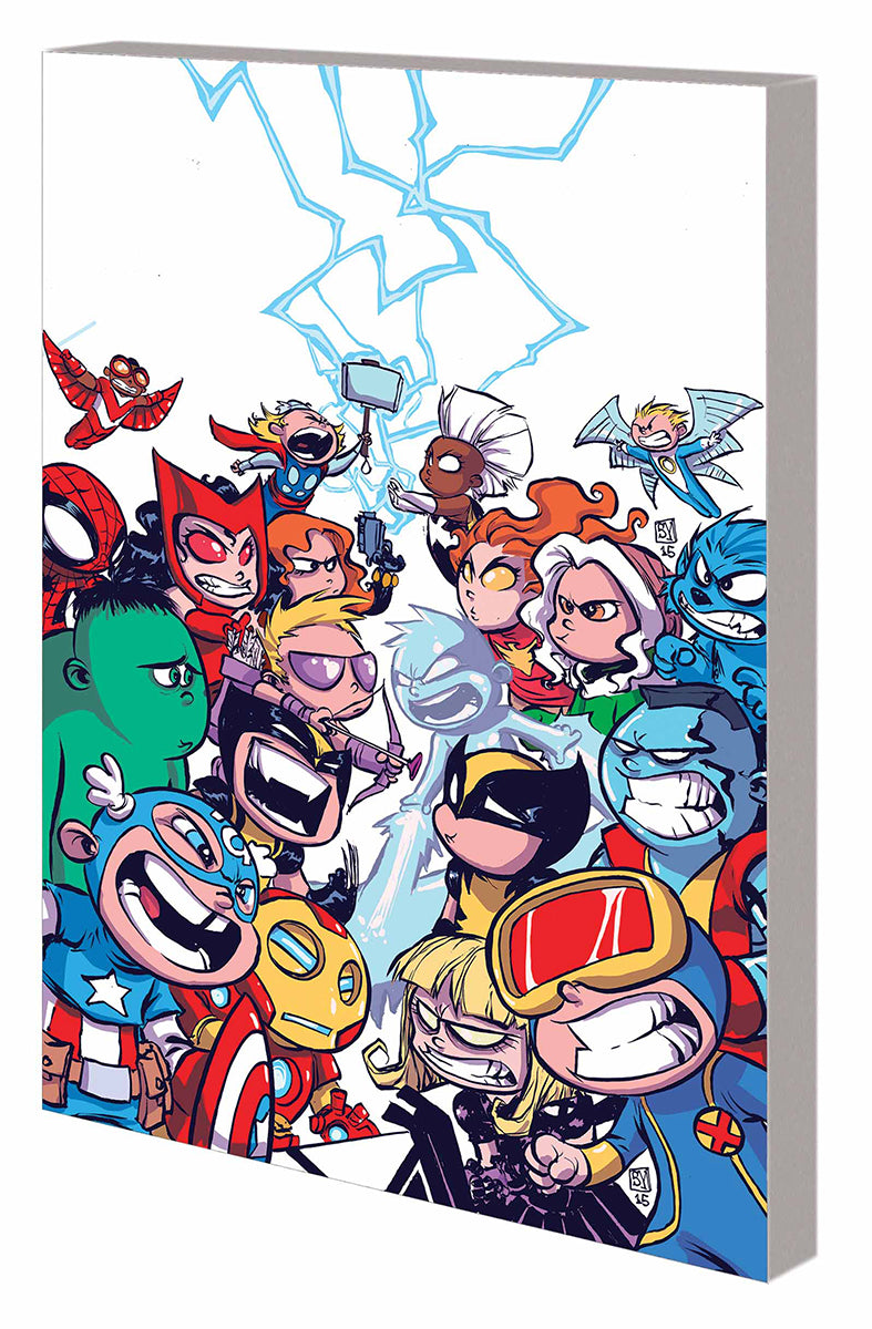 LITTLE MARVEL STANDEE PUNCH-OUT BOOK TP