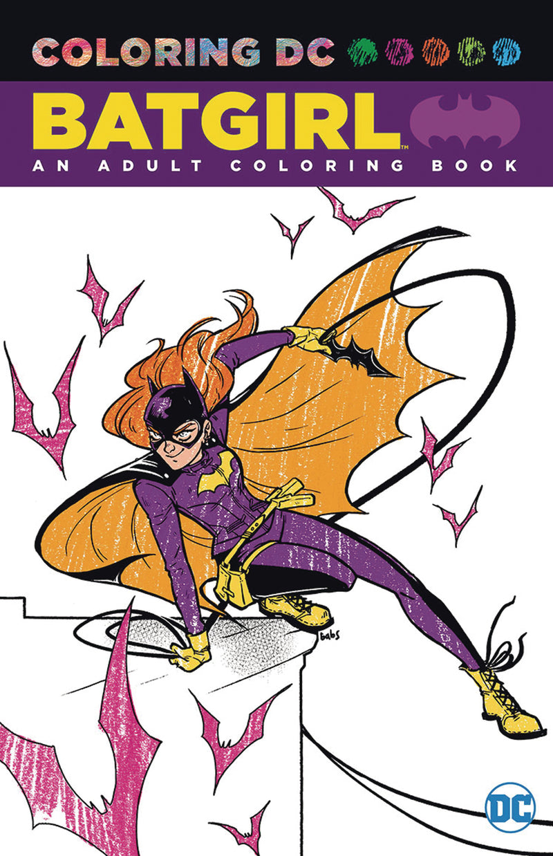 BATGIRL AN ADULT COLORING BOOK TP