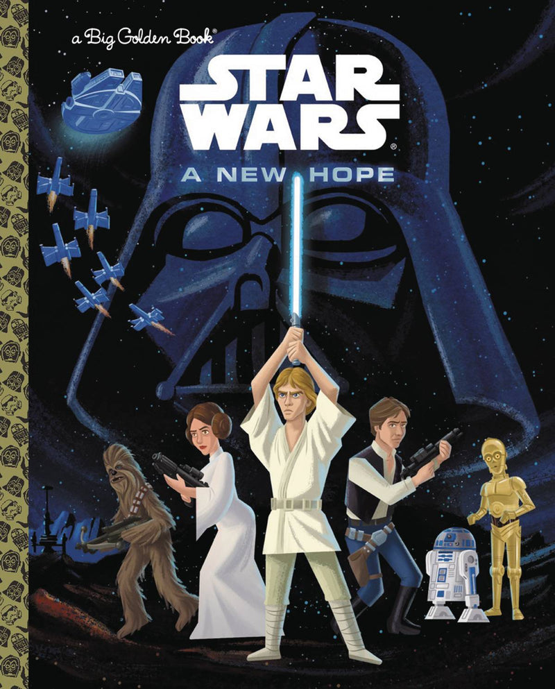 STAR WARS BIG GOLDEN BOOK NEW HOPE (C: 0-1-0)