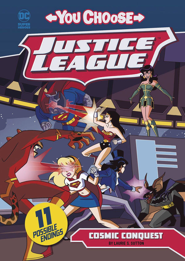 JUSTICE LEAGUE YOU CHOOSE YR TP COSMIC CONQUEST (C: 0-1-0)