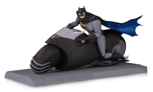 BATMAN ANIMATED SERIES BATCYCLE & AF SET