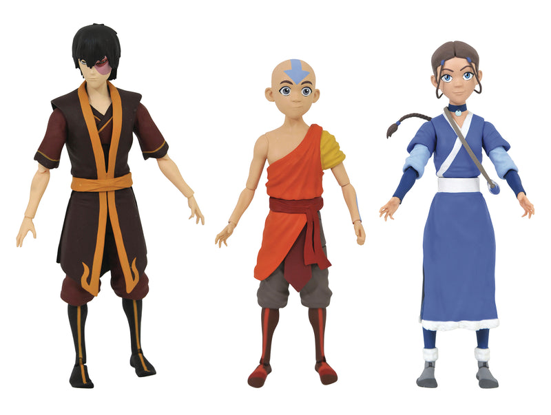 AVATAR LAST AIRBENDER FIGURE ASST SET OF 3