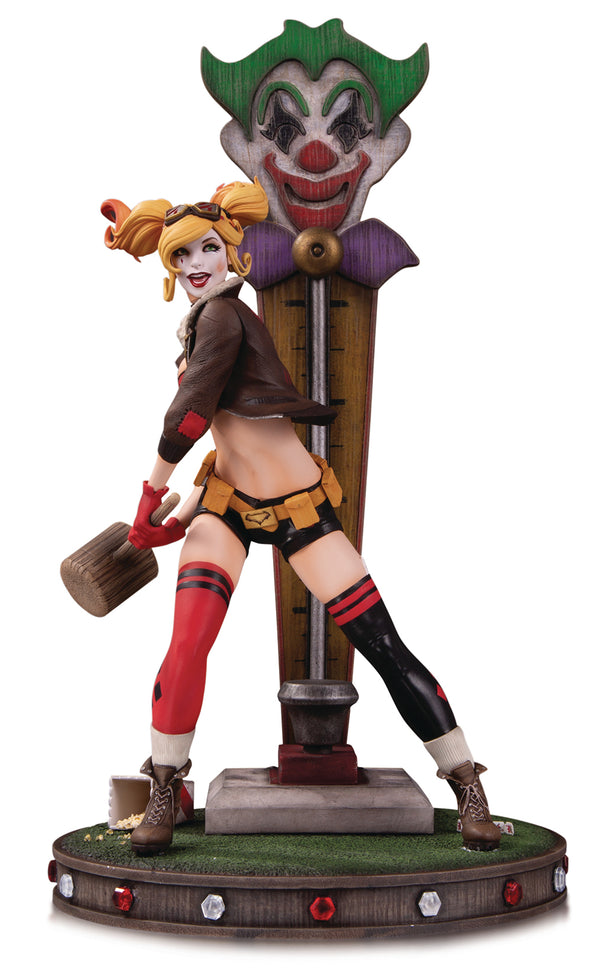 DC BOMBSHELLS HARLEY QUINN DLX VERSION 2 STATUE