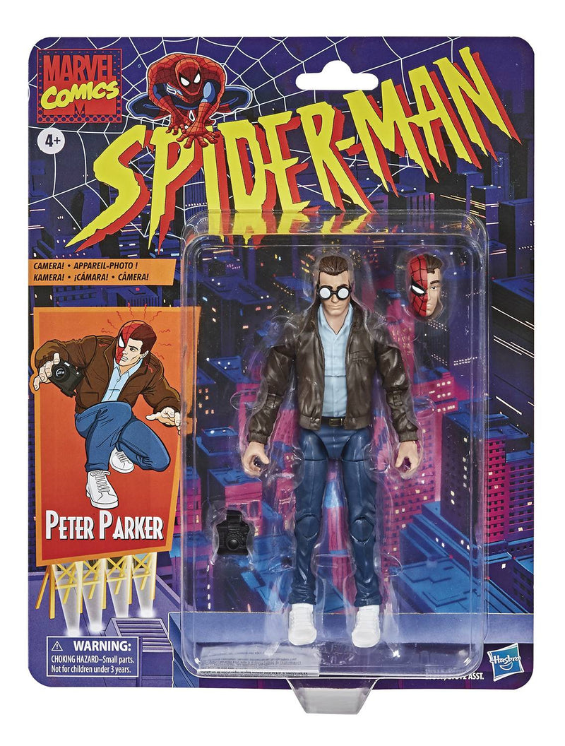 SPIDER-MAN VINTAGE PETER PARKER 6IN AF