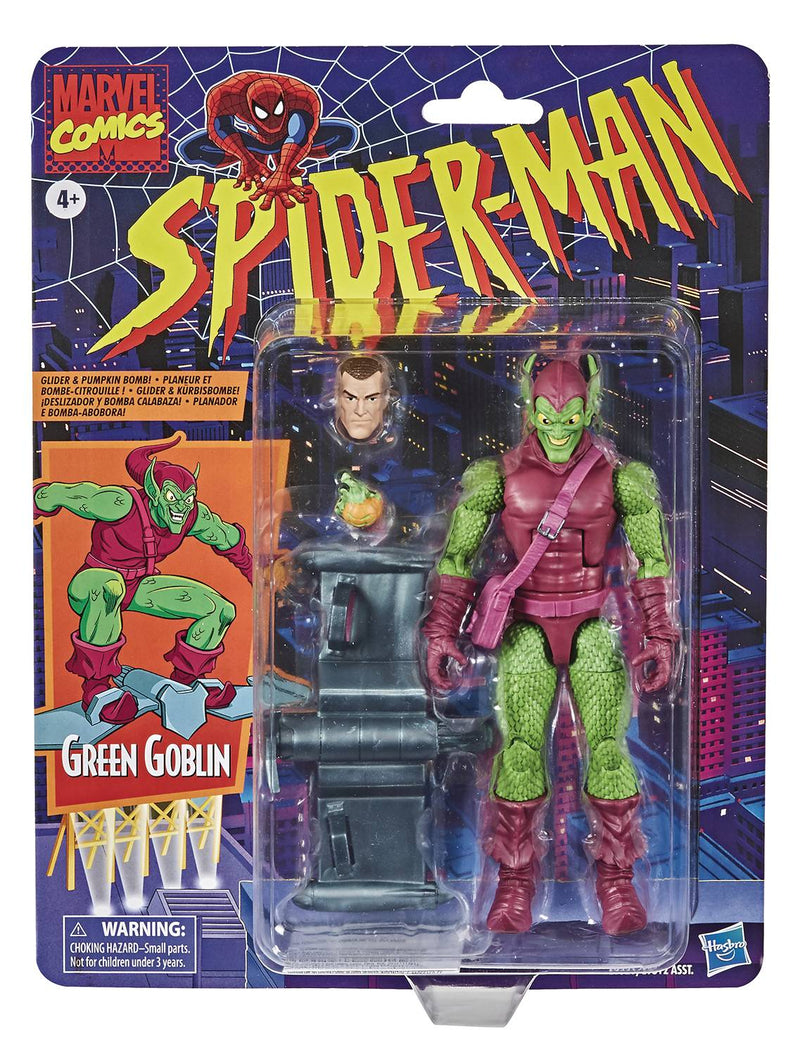 SPIDER-MAN VINTAGE GREEN GOBLIN 6IN AF