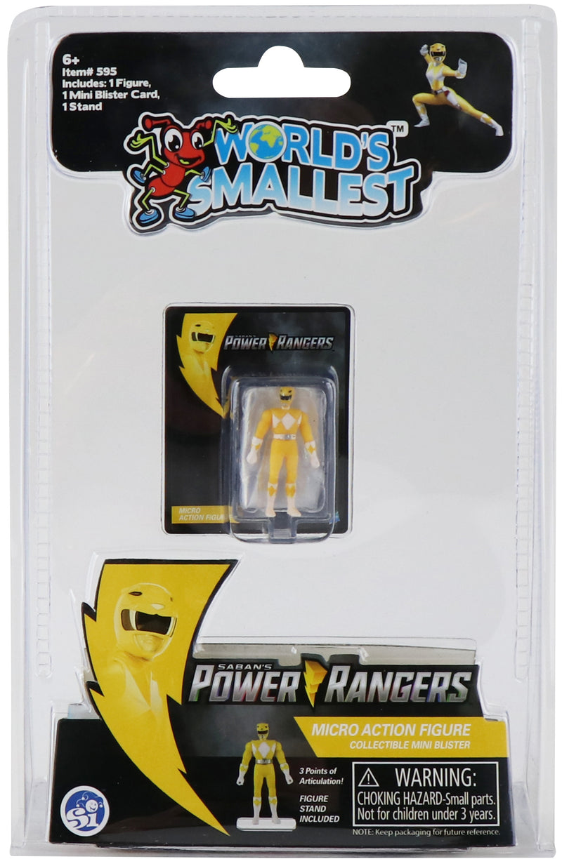 WORLDS SMALLEST MMPR YELLOW