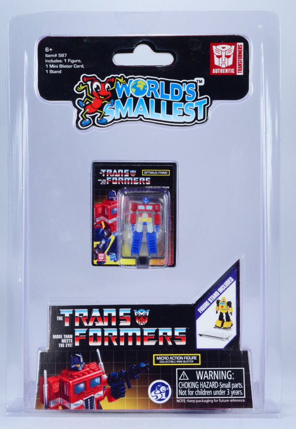 WORLDS SMALLEST TRANSFORMERS FIGURE OPTIMUS PRIME