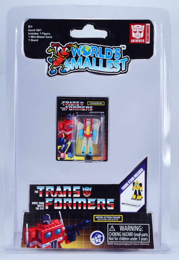 WORLDS SMALLEST TRANSFORMERS FIGURE STARSCREAM