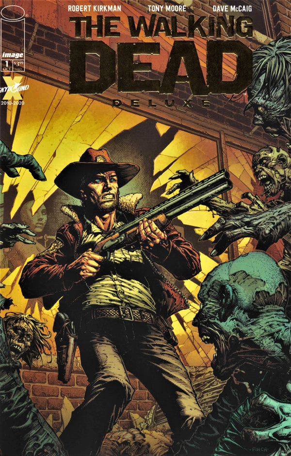 WALKING DEAD DELUXE #1 RETAILER GOLD FOILVARIANT